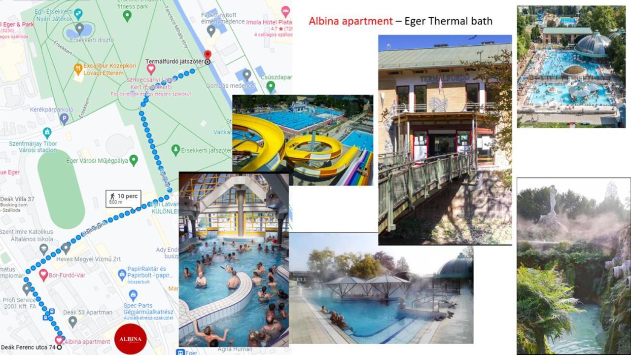 Albina Apartman Эгер Экстерьер фото